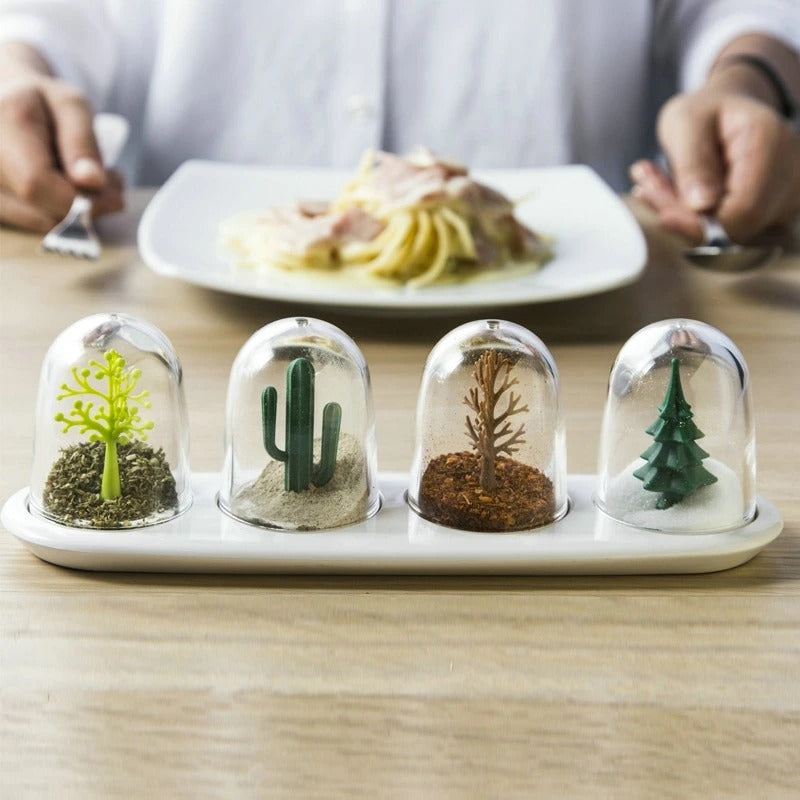 Creative Seasonal Spice Box and Jar Set