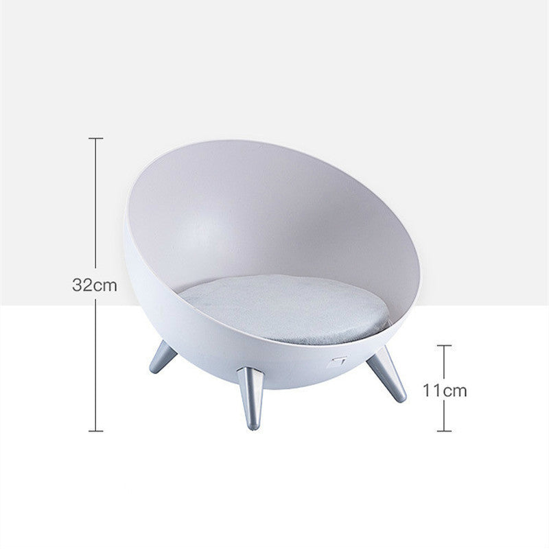 Half-Dome Pet Bed for Cats and Dogs - Seasonal Use