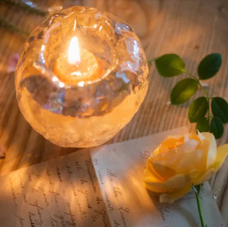 Glass Candle Holder – Elegant Table Decor