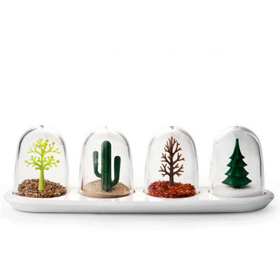 Creative Seasonal Spice Box and Jar Set