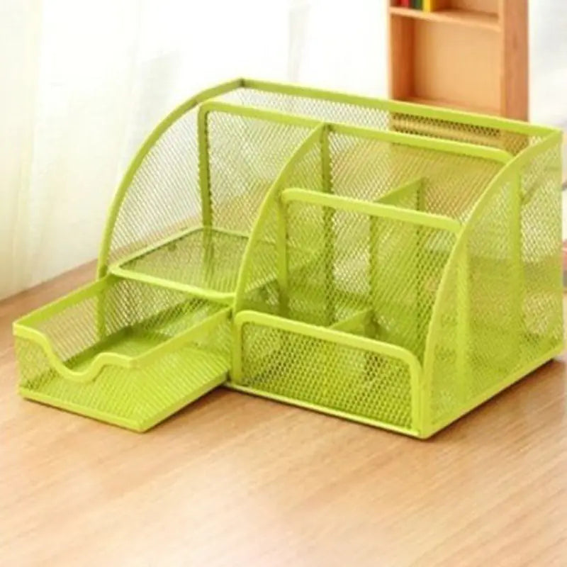 Multi-functional Metal Mesh Pen Holder and Organizer
