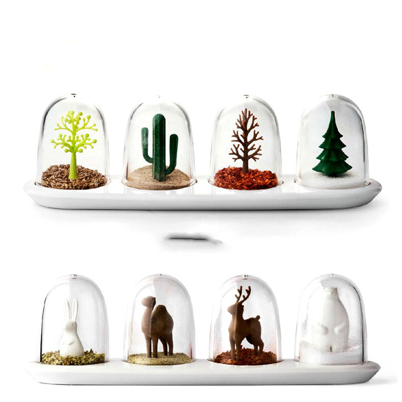 Creative Seasonal Spice Box and Jar Set