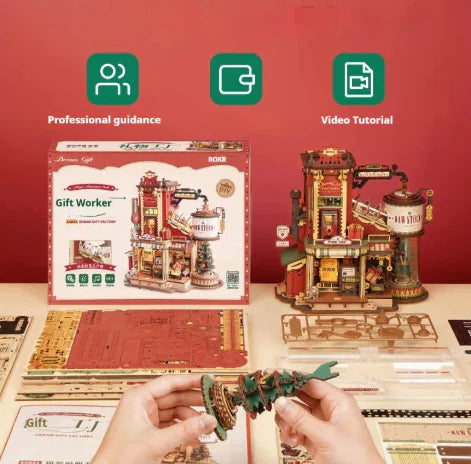 3D Puzzle Wooden Assembly Block Toy