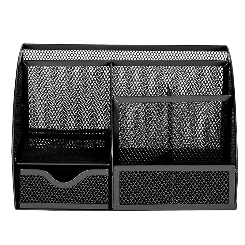 Multi-functional Metal Mesh Pen Holder and Organizer